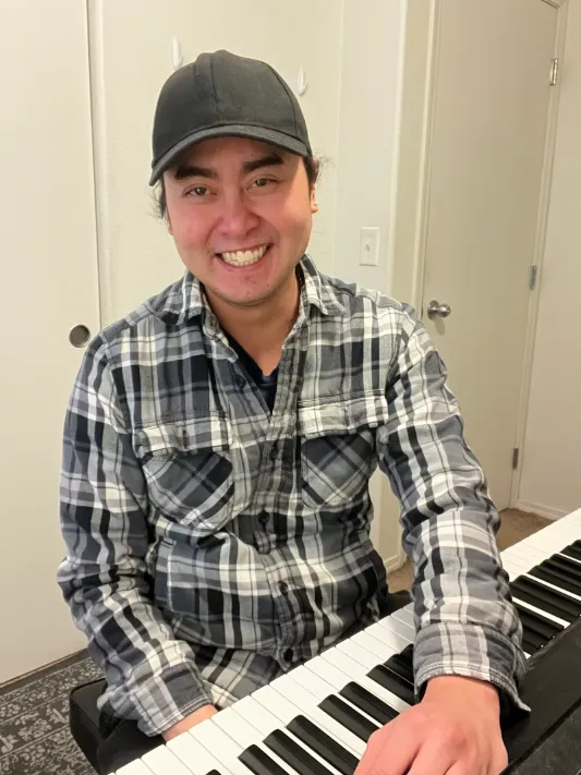 Teaches in-home piano and guitar lessons for kids, teens, and adults. Personalized, one-on-one instruction with a focus on songwriting, music theory, performance, and building a lasting love of music.