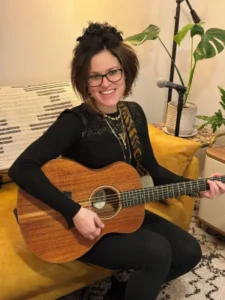 Teaches in-home piano and guitar lessons for kids, teens, and adults. Personalized, one-on-one instruction with a focus on songwriting, music theory, performance, and building a lasting love of music.