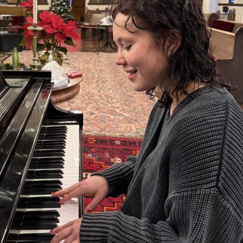 celeste is a piano and voice teacher in San Diego