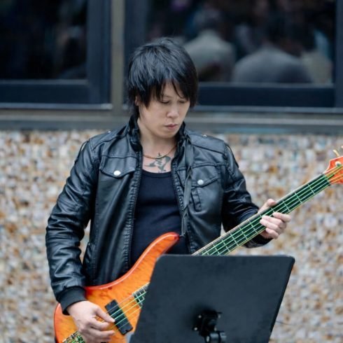 Jerry teaching piano, voice, and guitar lessons to a student during an in home music lesson in San Jose, California
