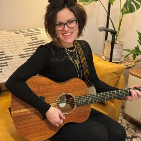 Teaches in-home piano and guitar lessons for kids, teens, and adults. Personalized, one-on-one instruction with a focus on songwriting, music theory, performance, and building a lasting love of music.